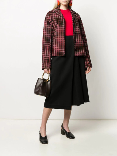 Marni checked shirt jacket outlook