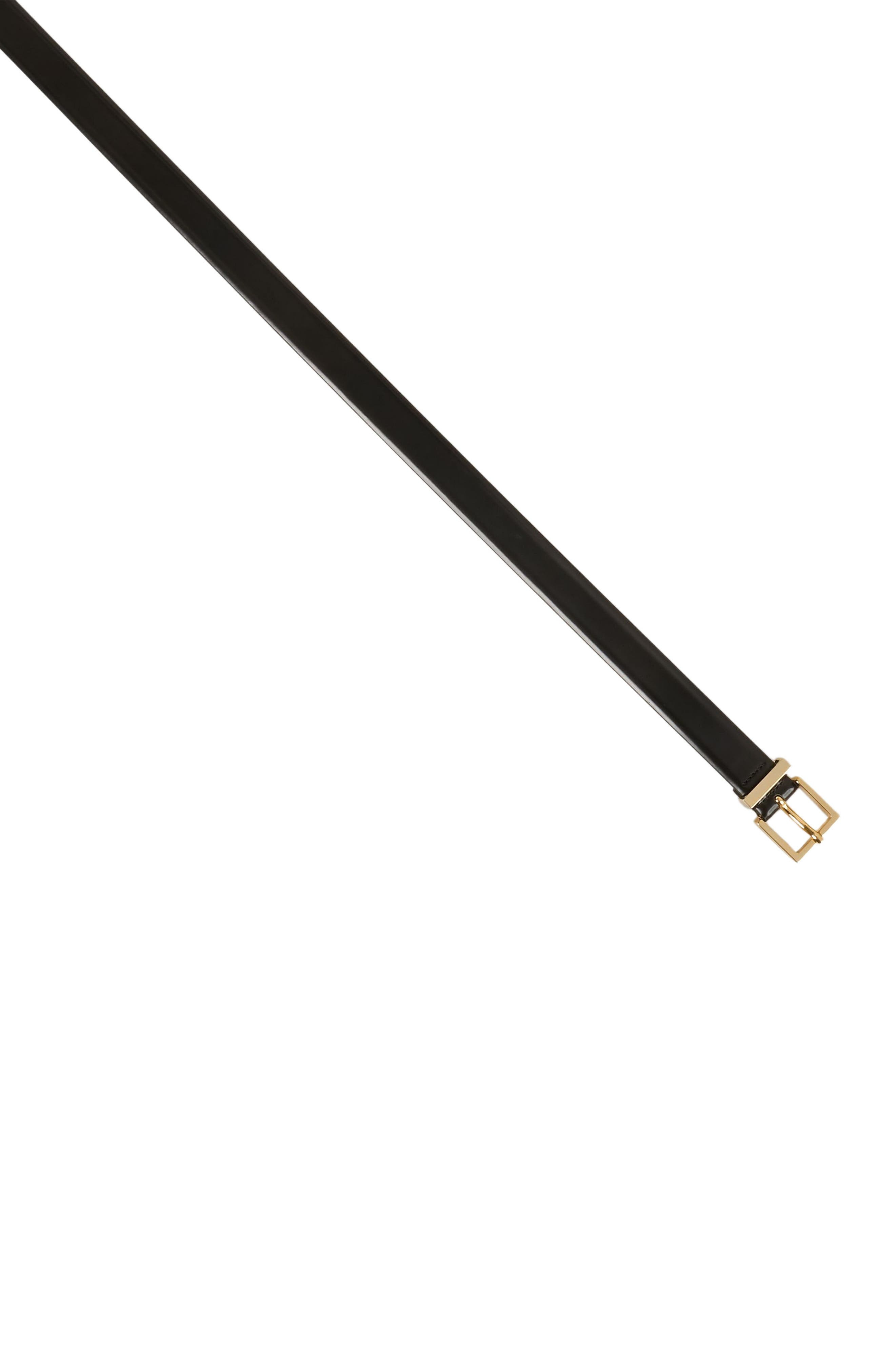 SANDRO Smooth leather belt in Black at Nordstrom - 2