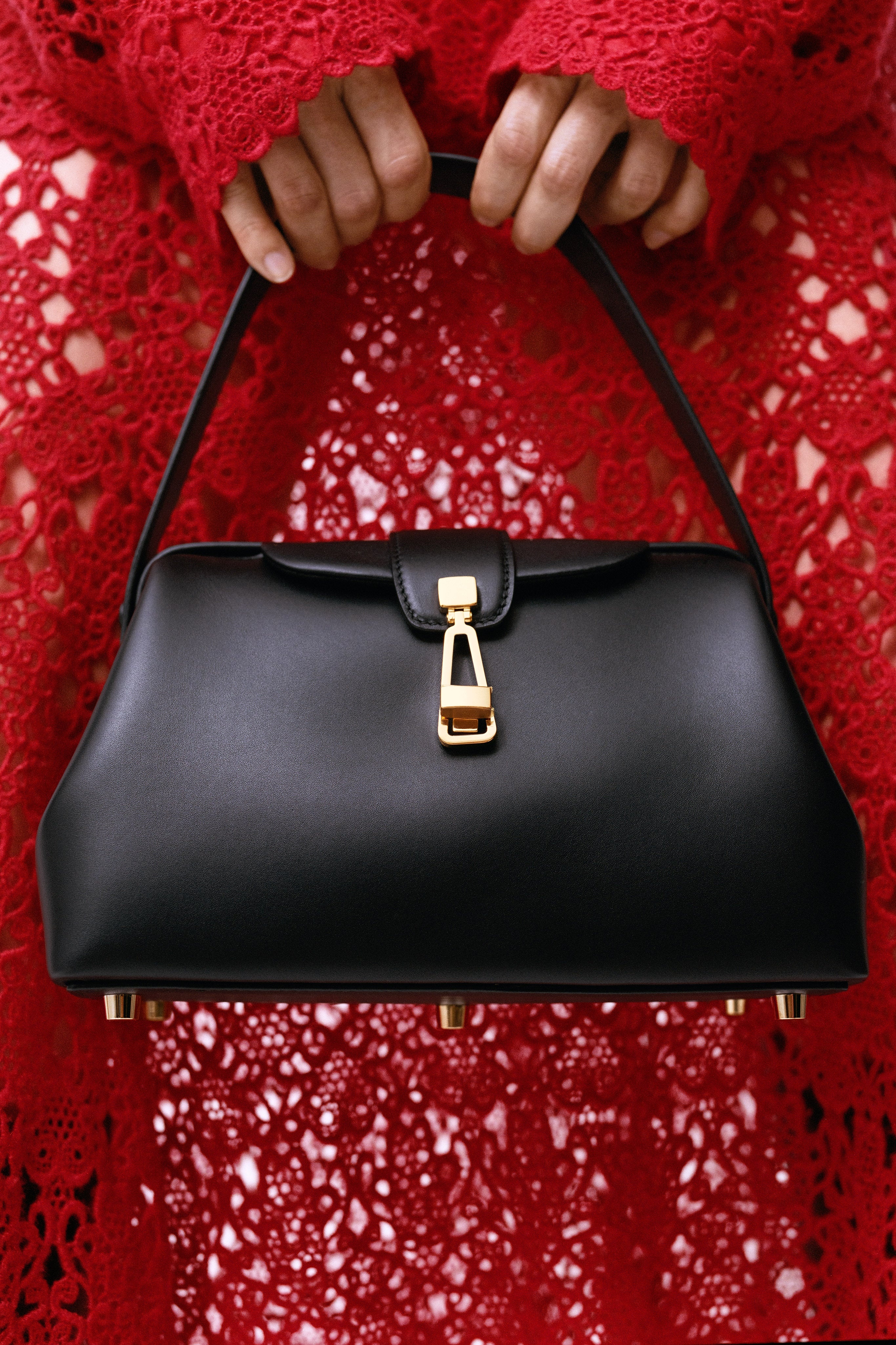Golda Bag in Black Leather - 2