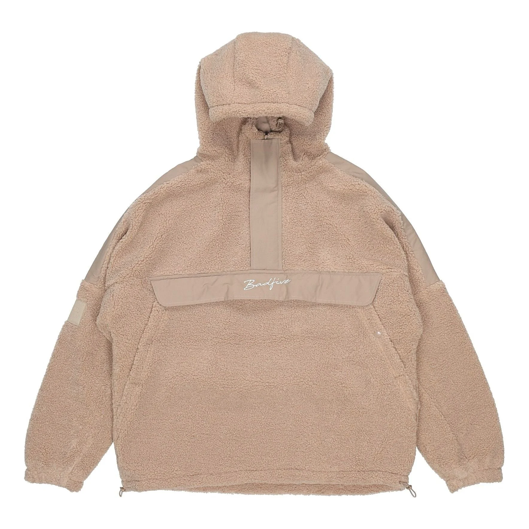 (WMNS) Li-Ning Graphic Polar Fleece Hooded Jacket 'Light Brown' AFDQ338-1 - 1