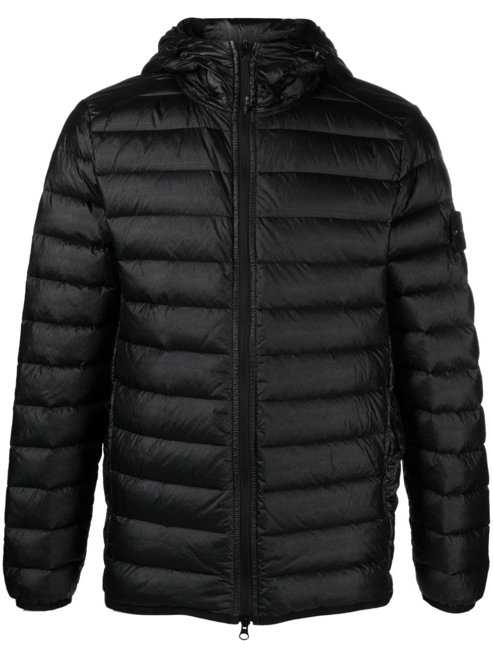 Compass-patch puffed jacket - 1