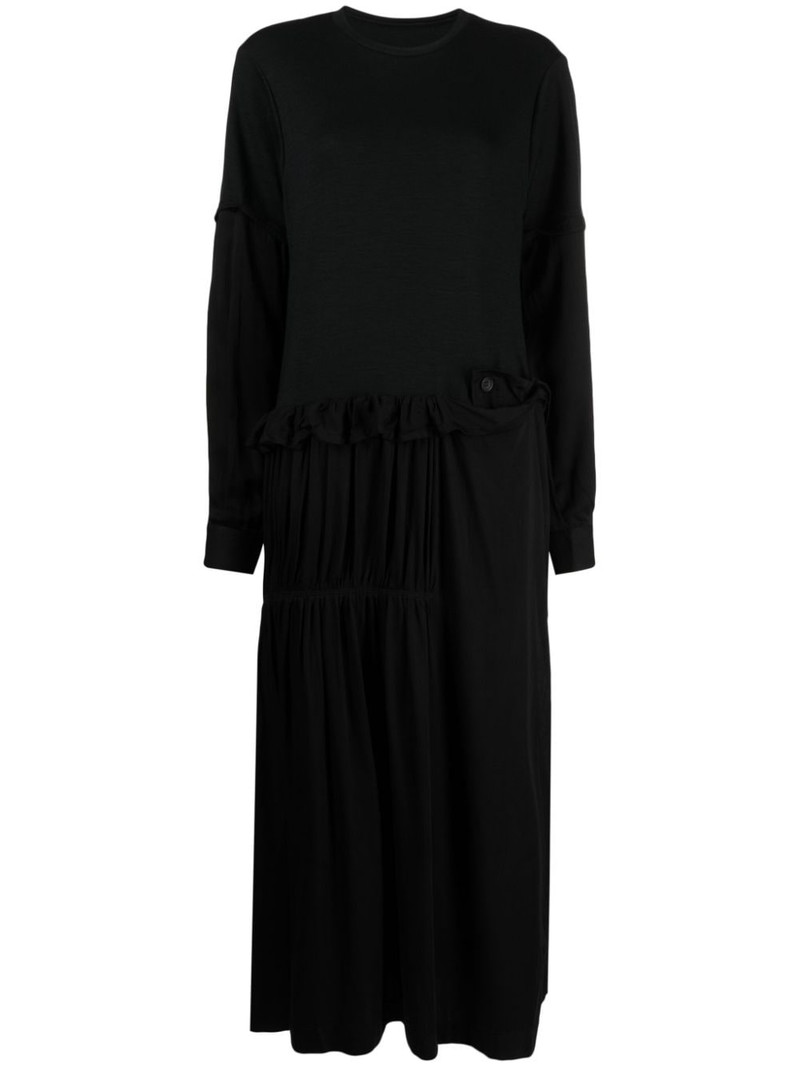 panelled tiered maxi dress 1