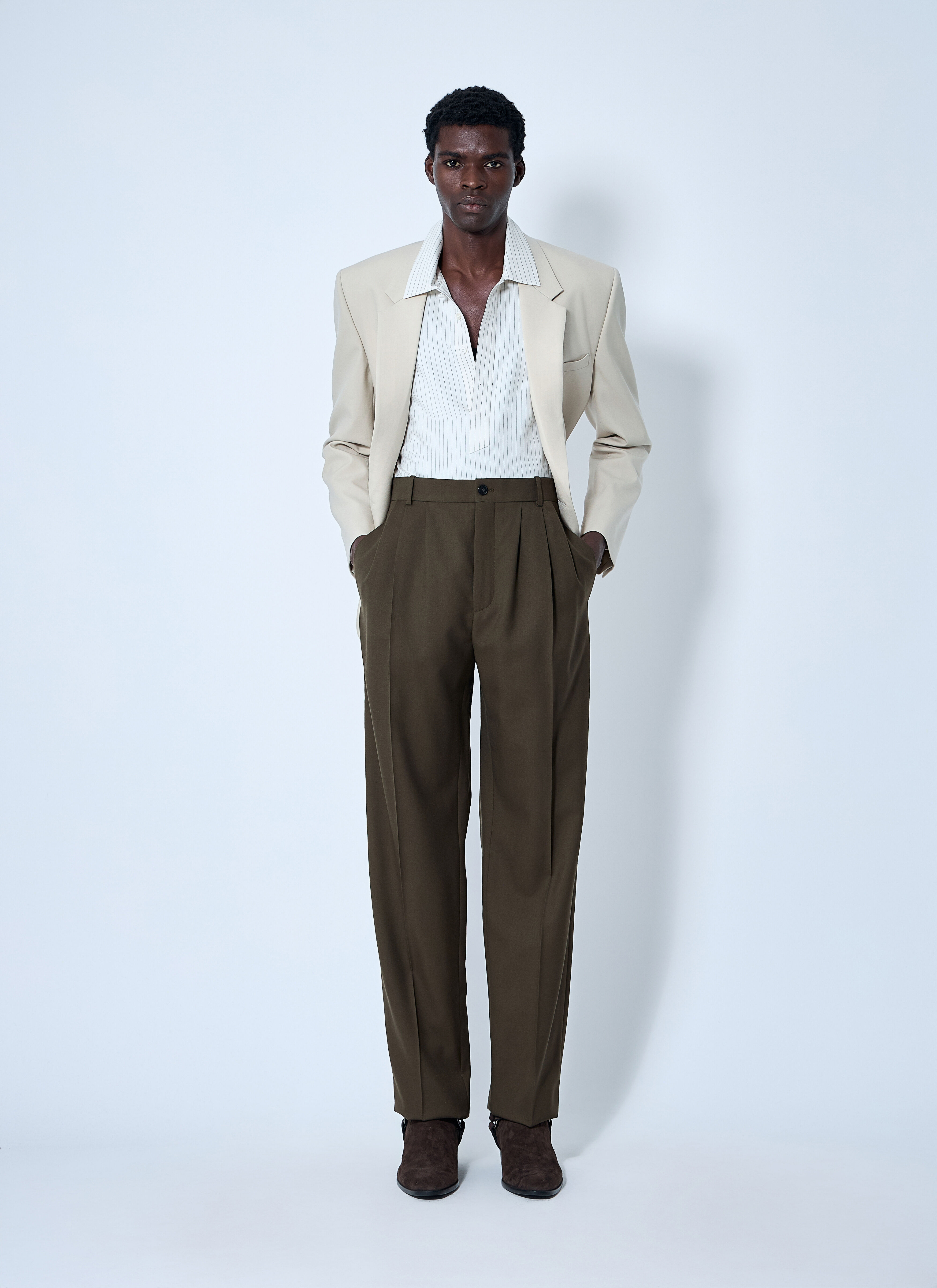 Wool Tailored Pants - 2