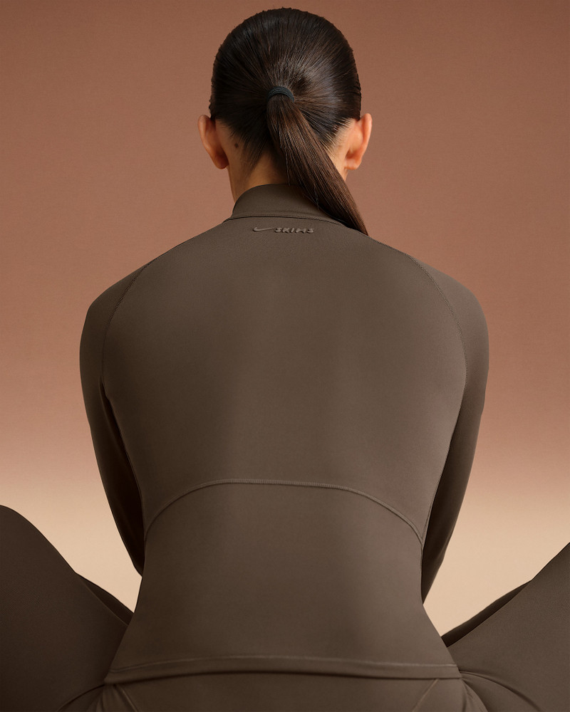 Nike NikeSKIMS Matte Women's Mock-Neck Full-Zip Jacket outlook