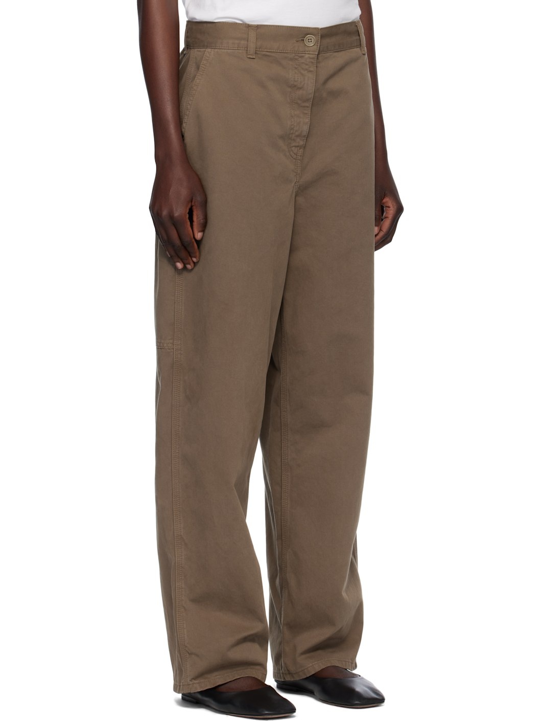 Taupe Sharka Trousers - 2