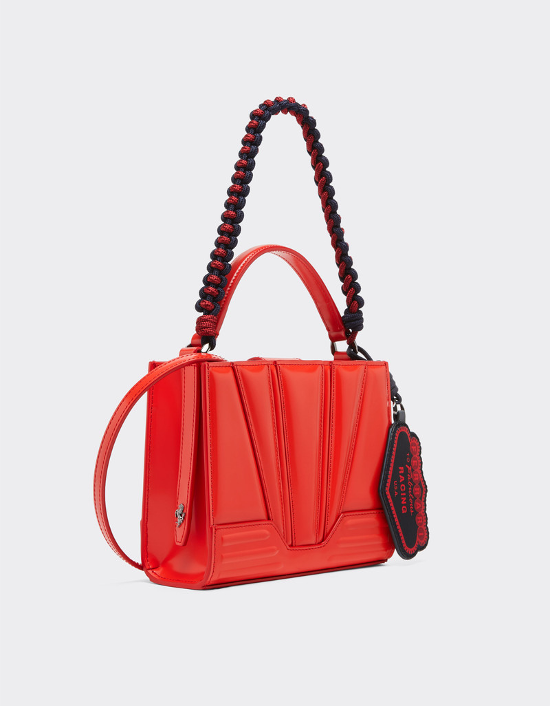 Ferrari GT micro tote bag in leather 3