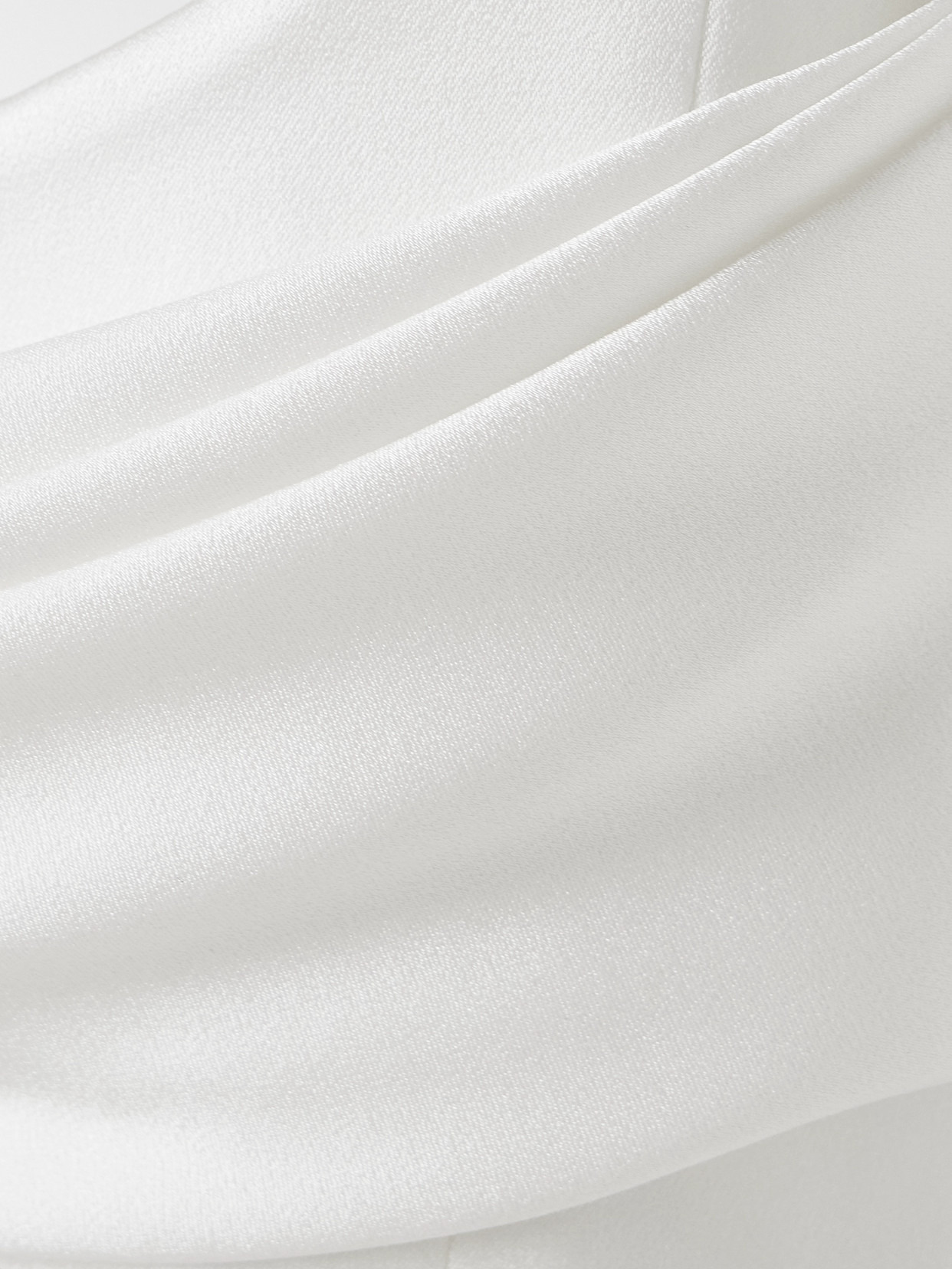 Strapless Draped Satin-crepe Midi Dress - 4