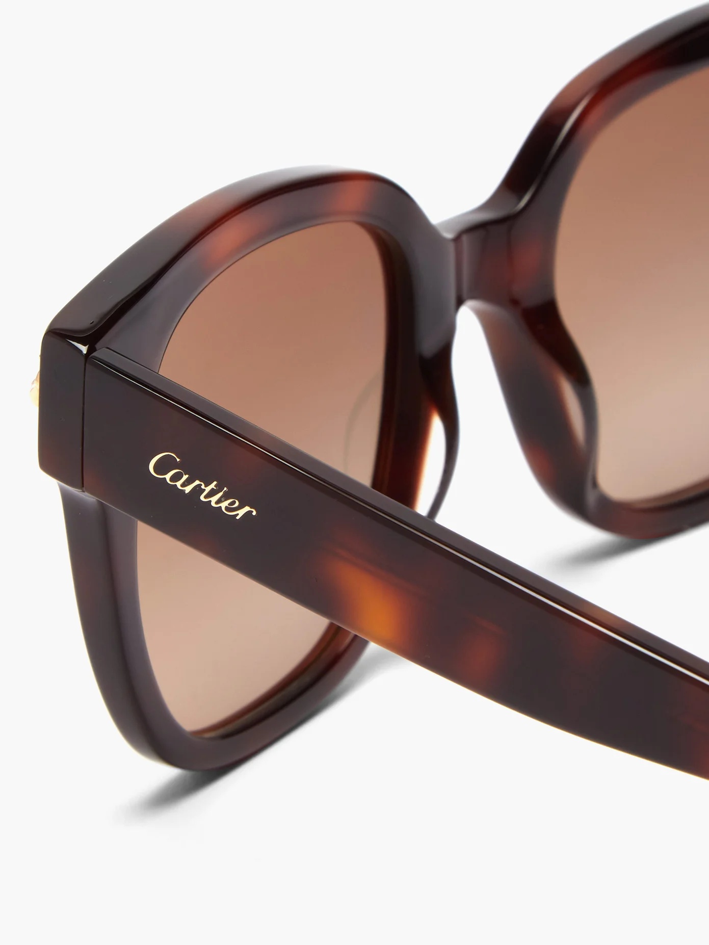 Panthère de Cartier square acetate glasses - 2