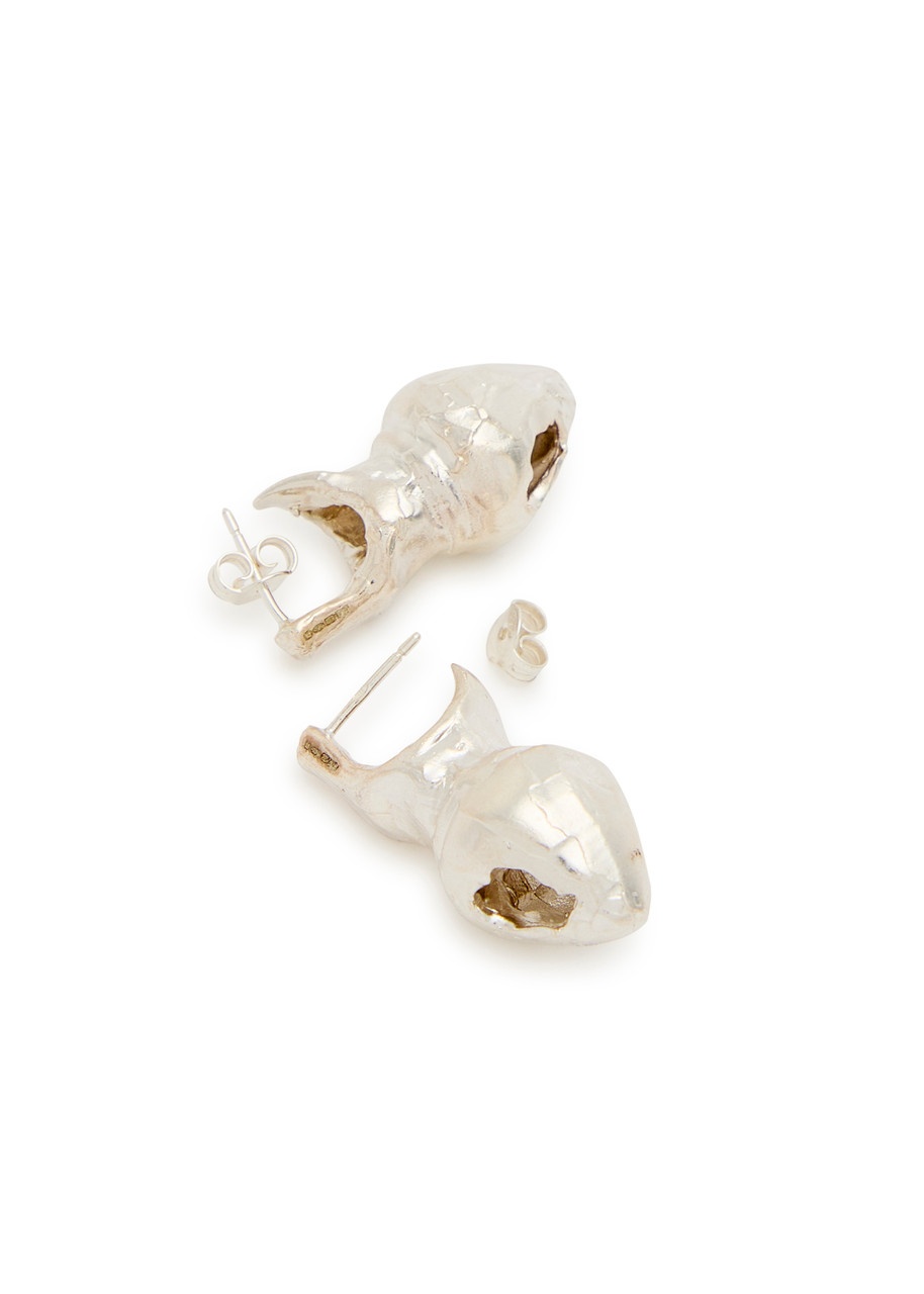 Alighieri The Vessel of Offerings Sterling Silver Drop Earrings - 3