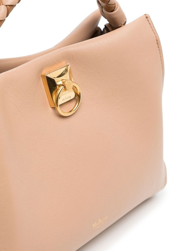 Iris leather logo-print bag 4