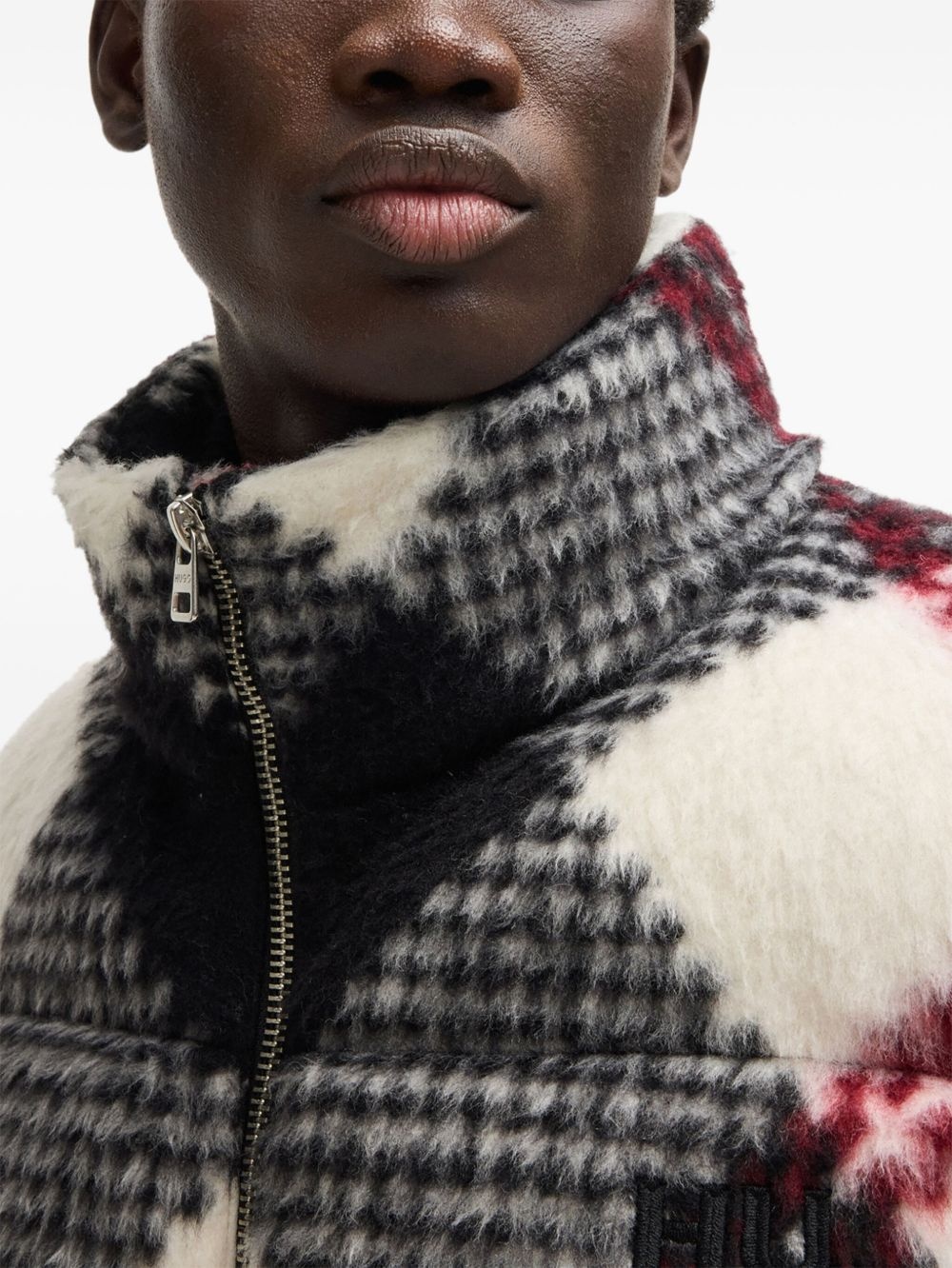 check-pattern jacket - 5