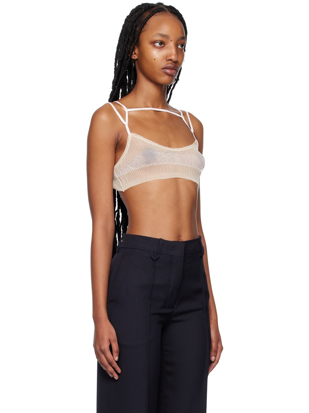 Beige Le Papier 'Le Bandeau Sognu' Bra - 2