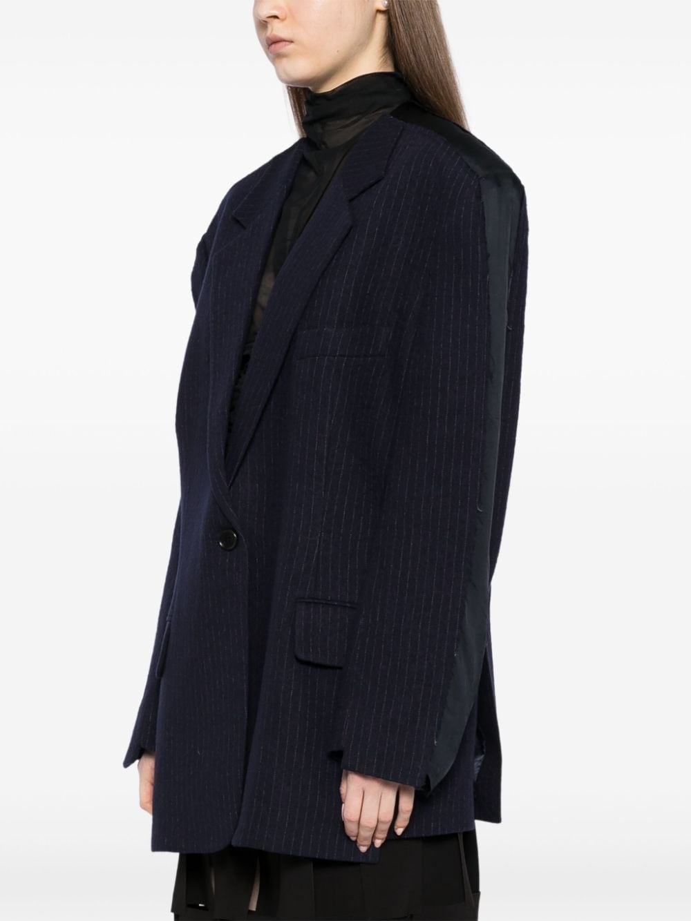 raw edge jacket - 3