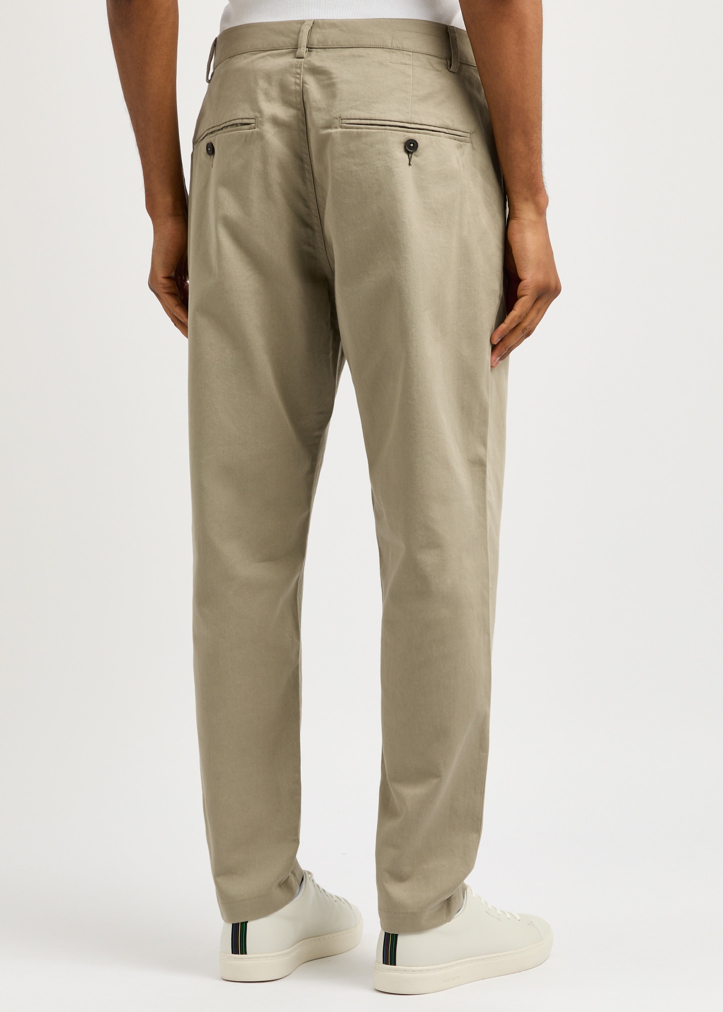 Military cotton-twill chinos - 3