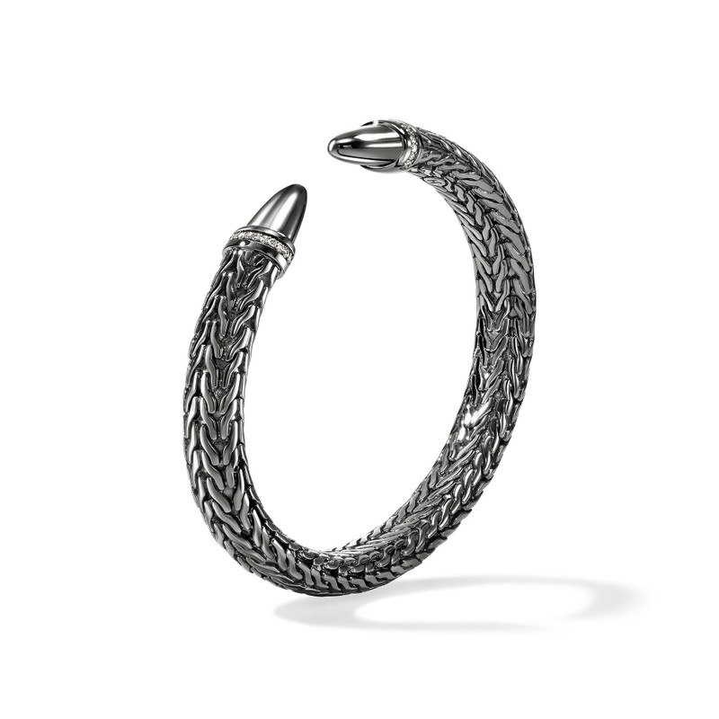 Spear 50 Flex Cuff, Dark Silver, Diamonds 3