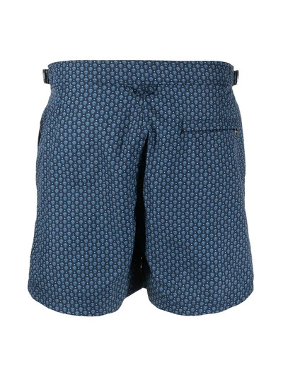 Alexander McQueen micro Skull print swim shorts outlook