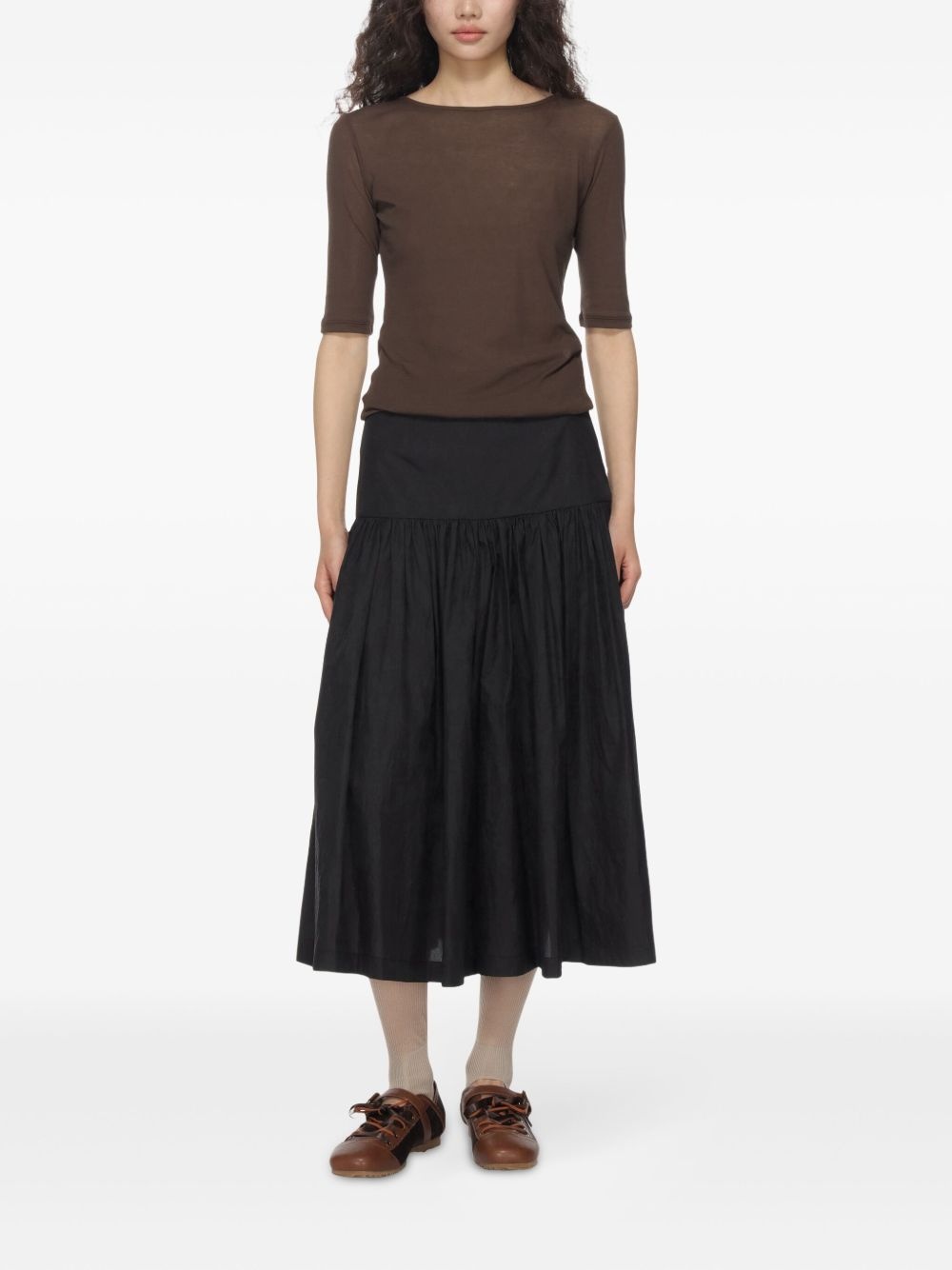 gathered skirt - 2