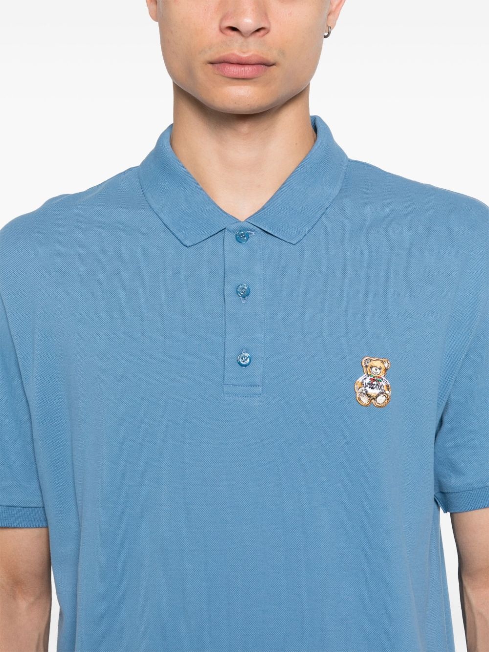 Teddy Bear-motif polo shirt - 5