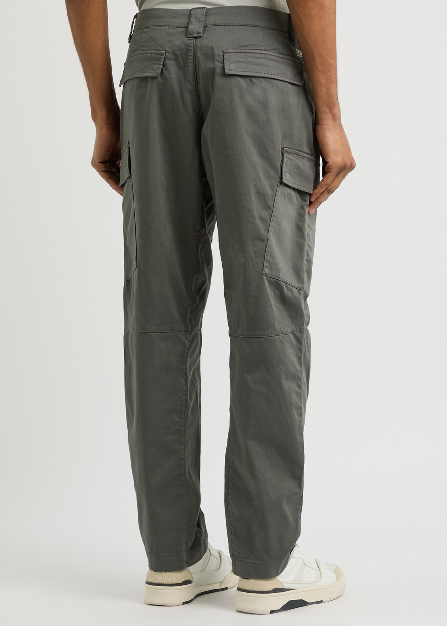 C.P. Company Straight-leg Stretch-cotton Cargo Trousers - 3