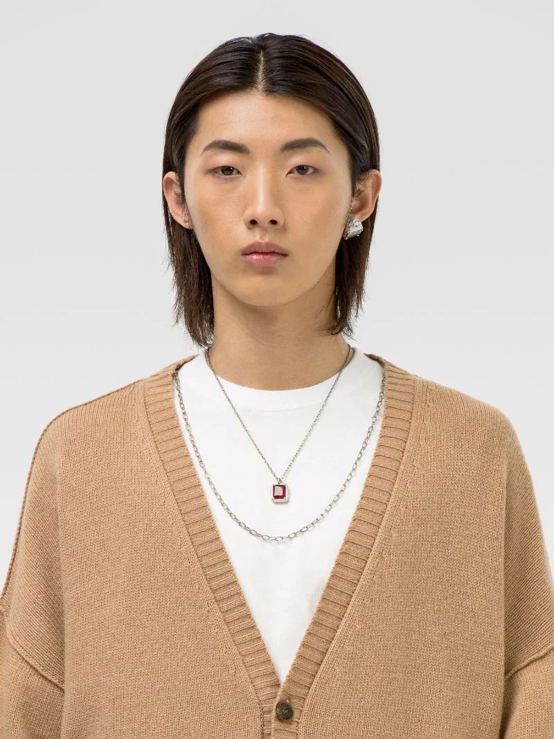 OVERSIZED LOGO CARDIGAN - 7