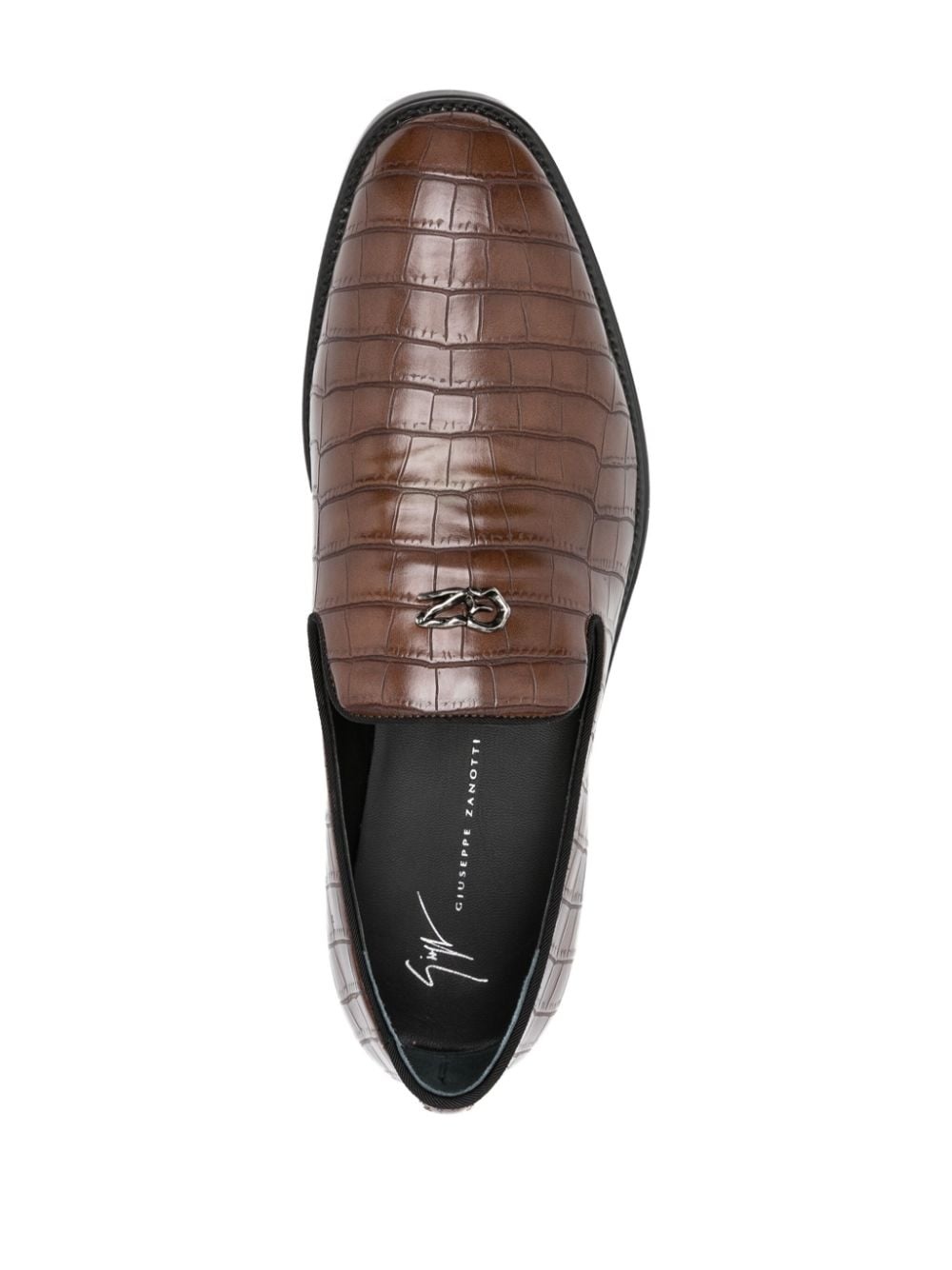 Imrham crocodile-effect loafers - 8