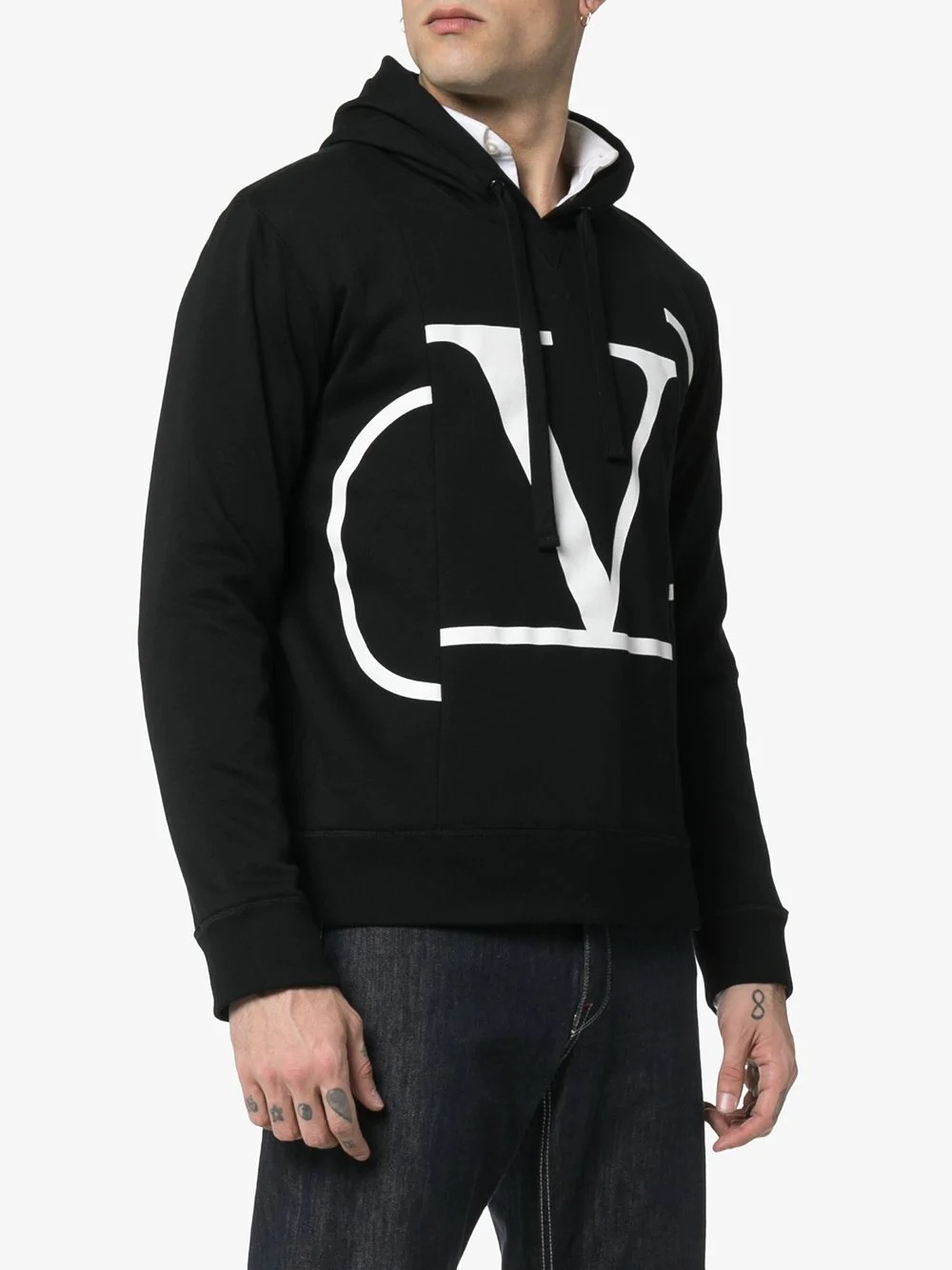 VLOGO print hoodie - 3