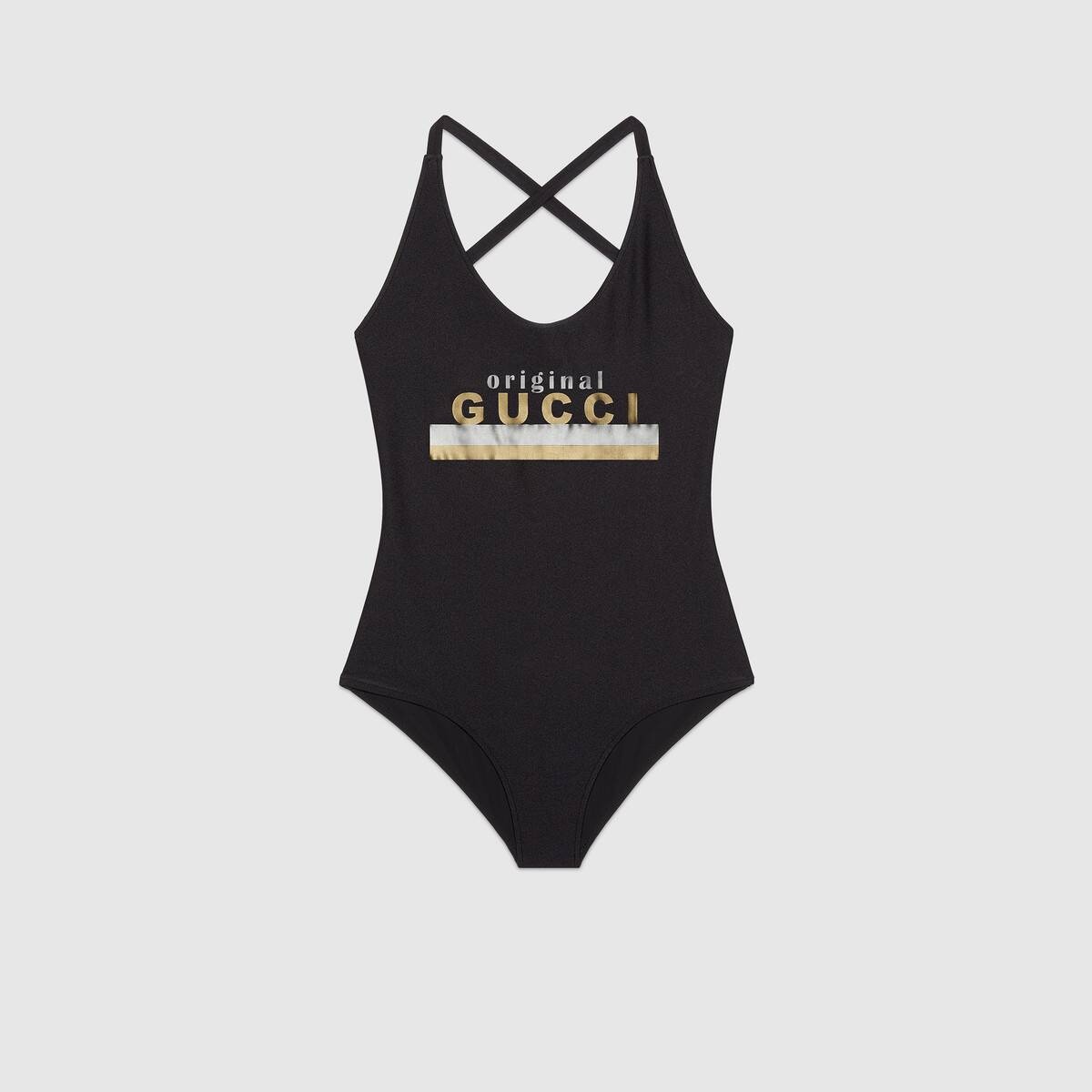 "Original Gucci" print swimsuit - 1