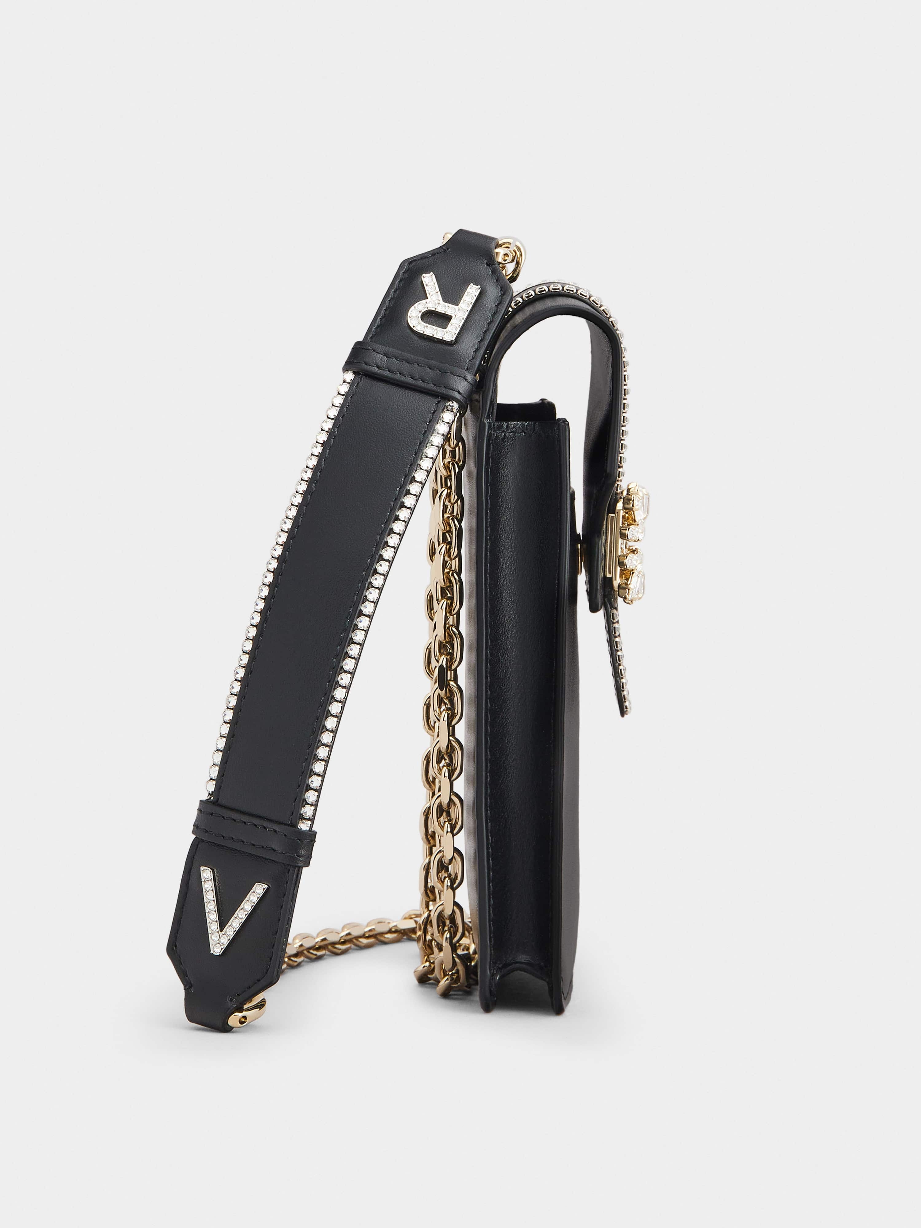 Miss Vivier Pocket Phone Holder in Leather - 3