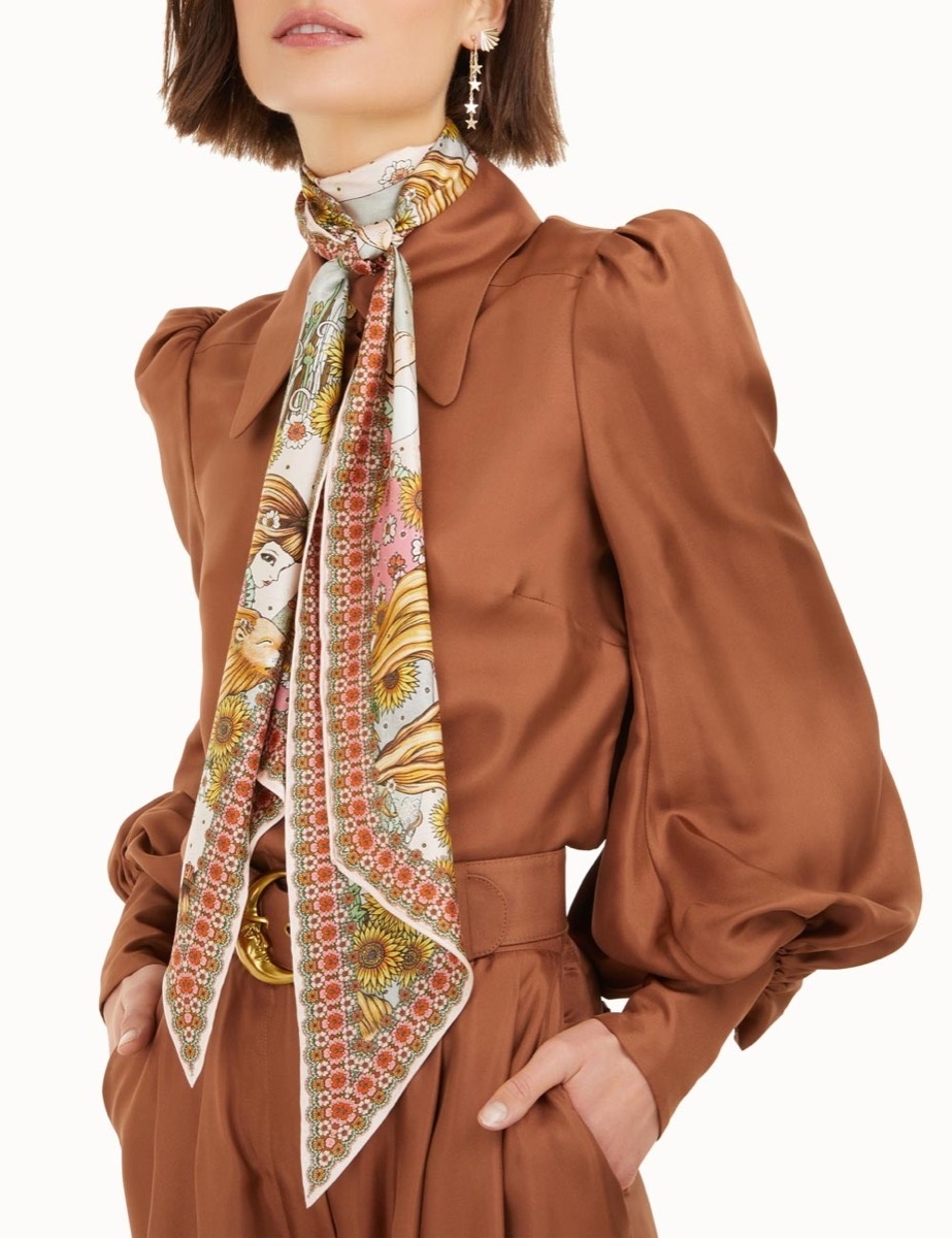 SILK NECK SCARF - 2