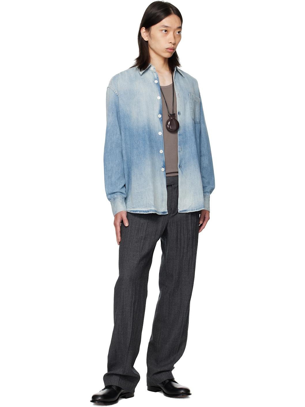 Blue Above Denim Shirt - 4