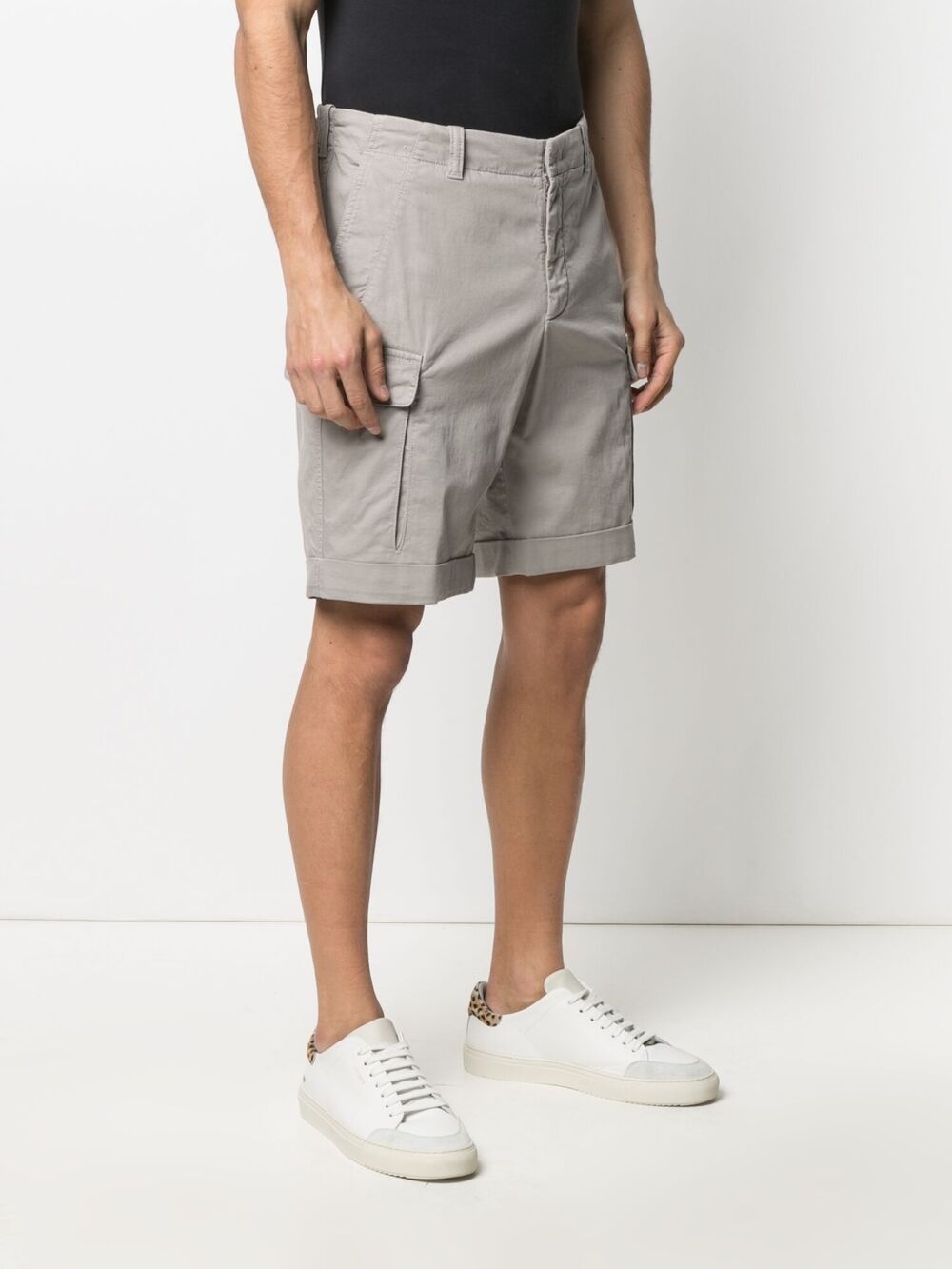 knee-length cargo shorts - 3