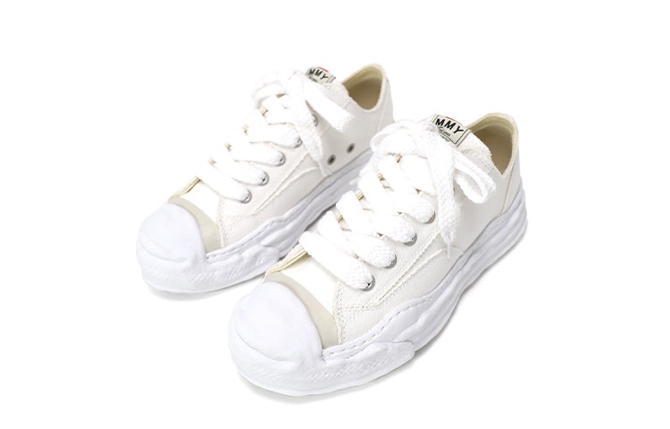 Maison MIHARA YASUHIRO HANK OG Sole Canvas Low-top Sneaker 'White' A05FW702-WHT - 3
