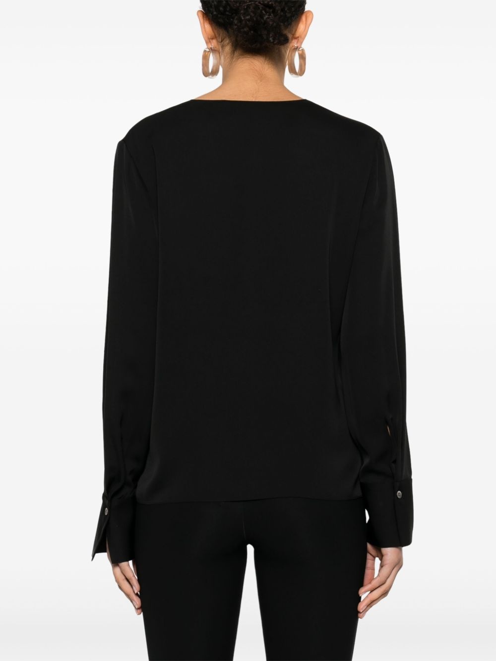 silk georgette blouse - 4