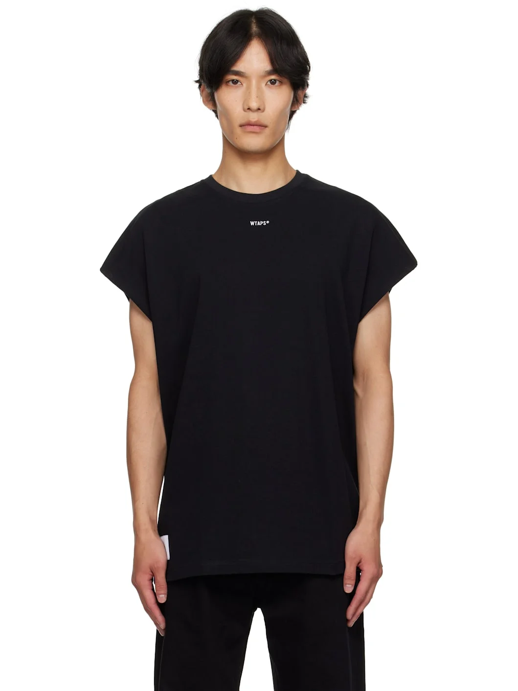 Black Cotton T-shirt - 1