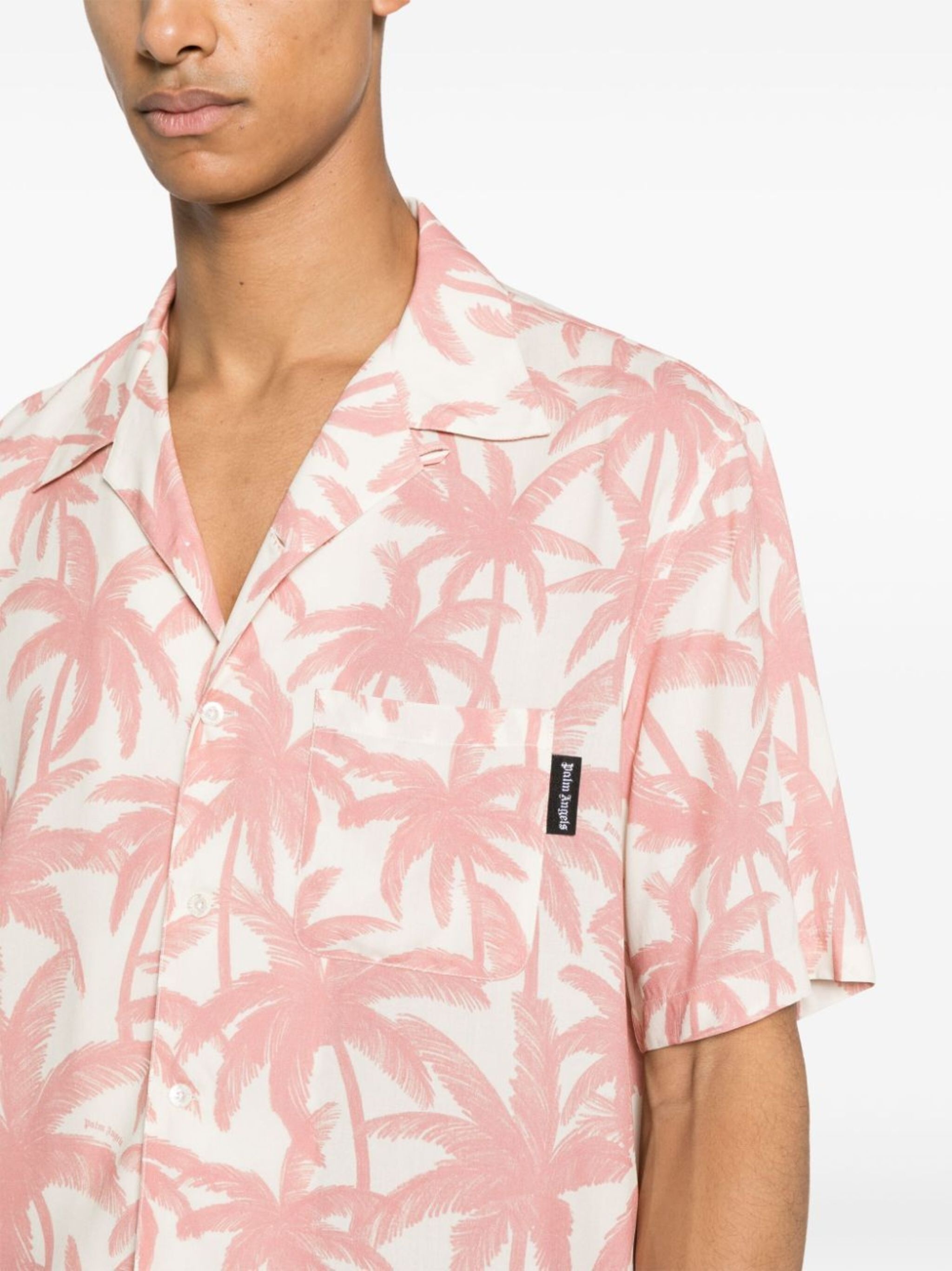 palm-tree print shirt - 5