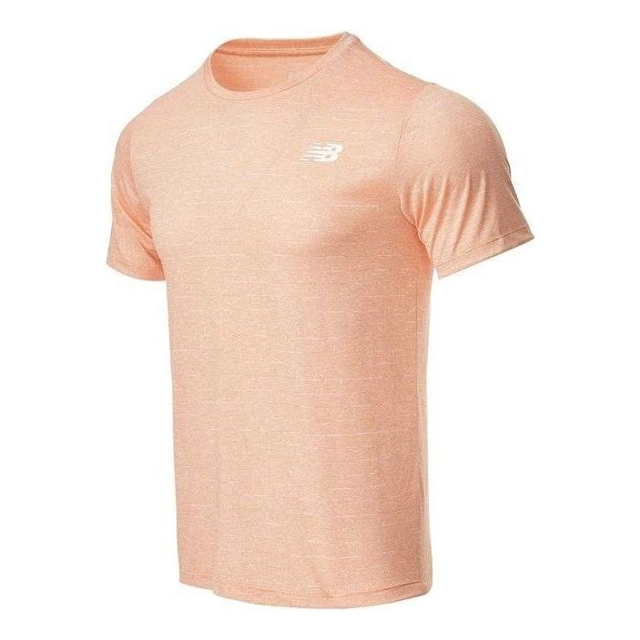 New Balance Tenacity Heather Tech T-Shirt 'Pink' AMT01012-2 - 1