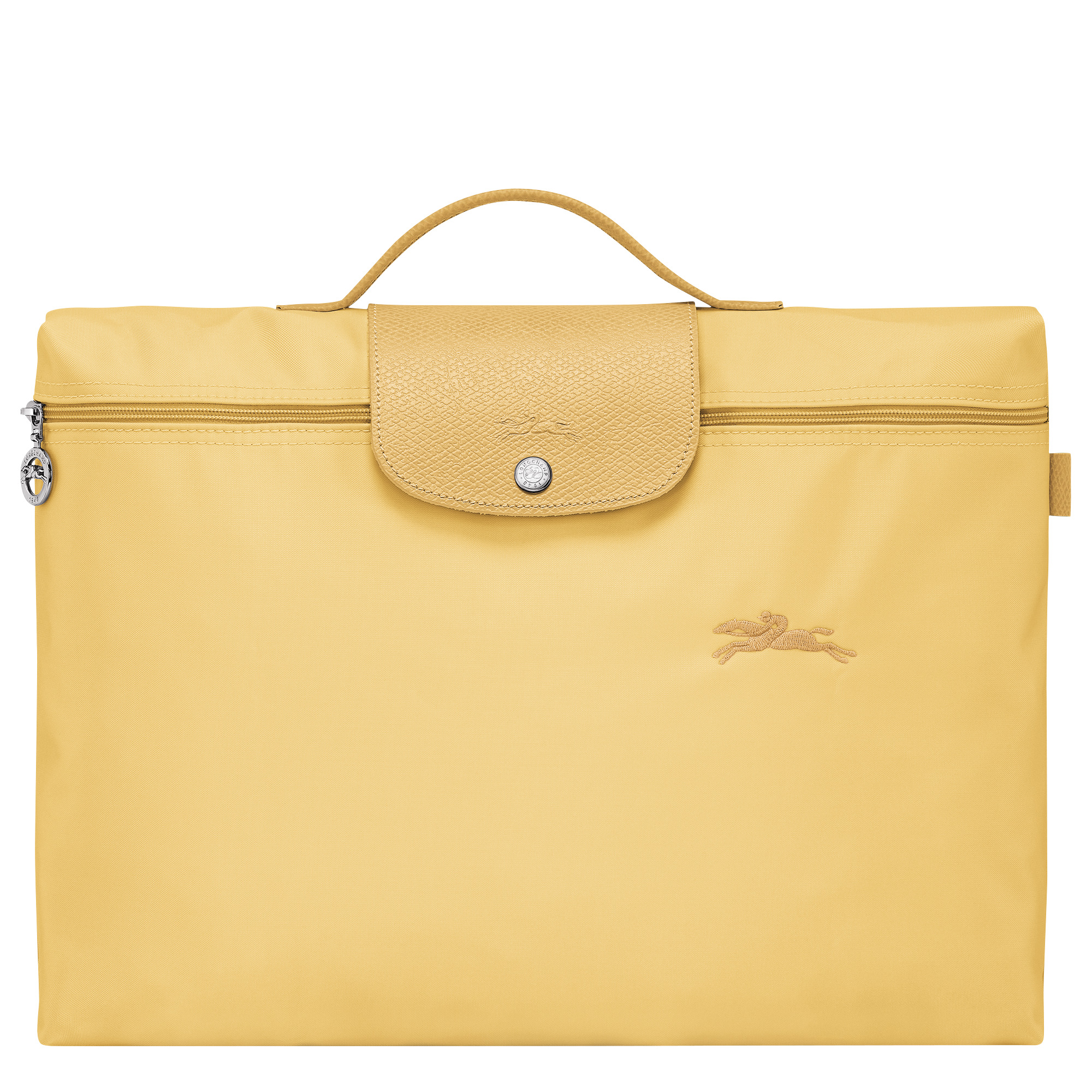 Le Pliage Green S Briefcase Wheat - Recycled canvas - 1