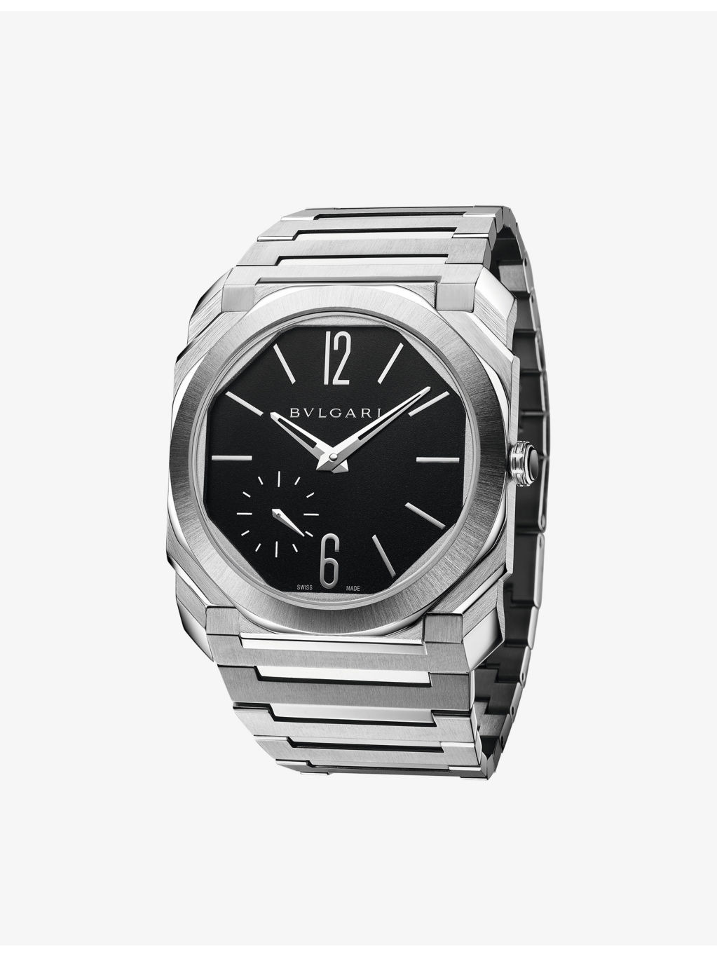 BGO40BPSSXTAUTO Octo Finissimo stainless-steel automatic watch - 3