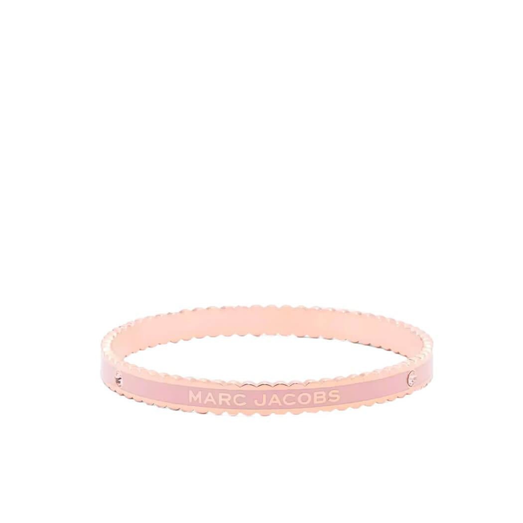 MARC JACOBS THE MEDALLION SCALLOPED ROSE GOLD BRACELET - 1