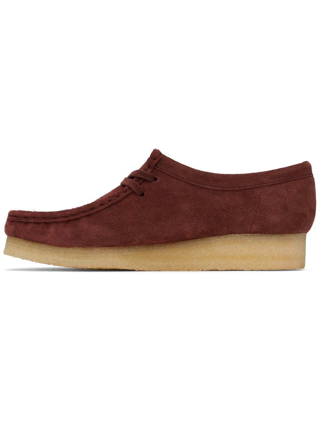 Burgundy Wallabee Derbys - 3