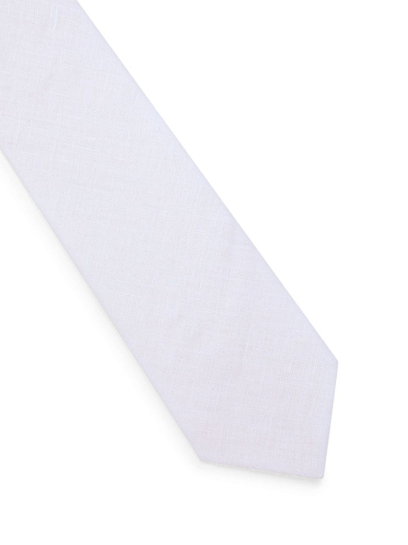 Dolce & Gabbana textured-finish linen tie outlook