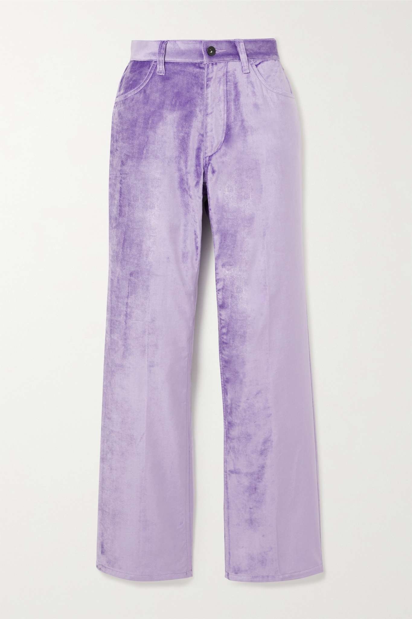 rag & bone Jacey cotton-blend velvet wide-leg pants