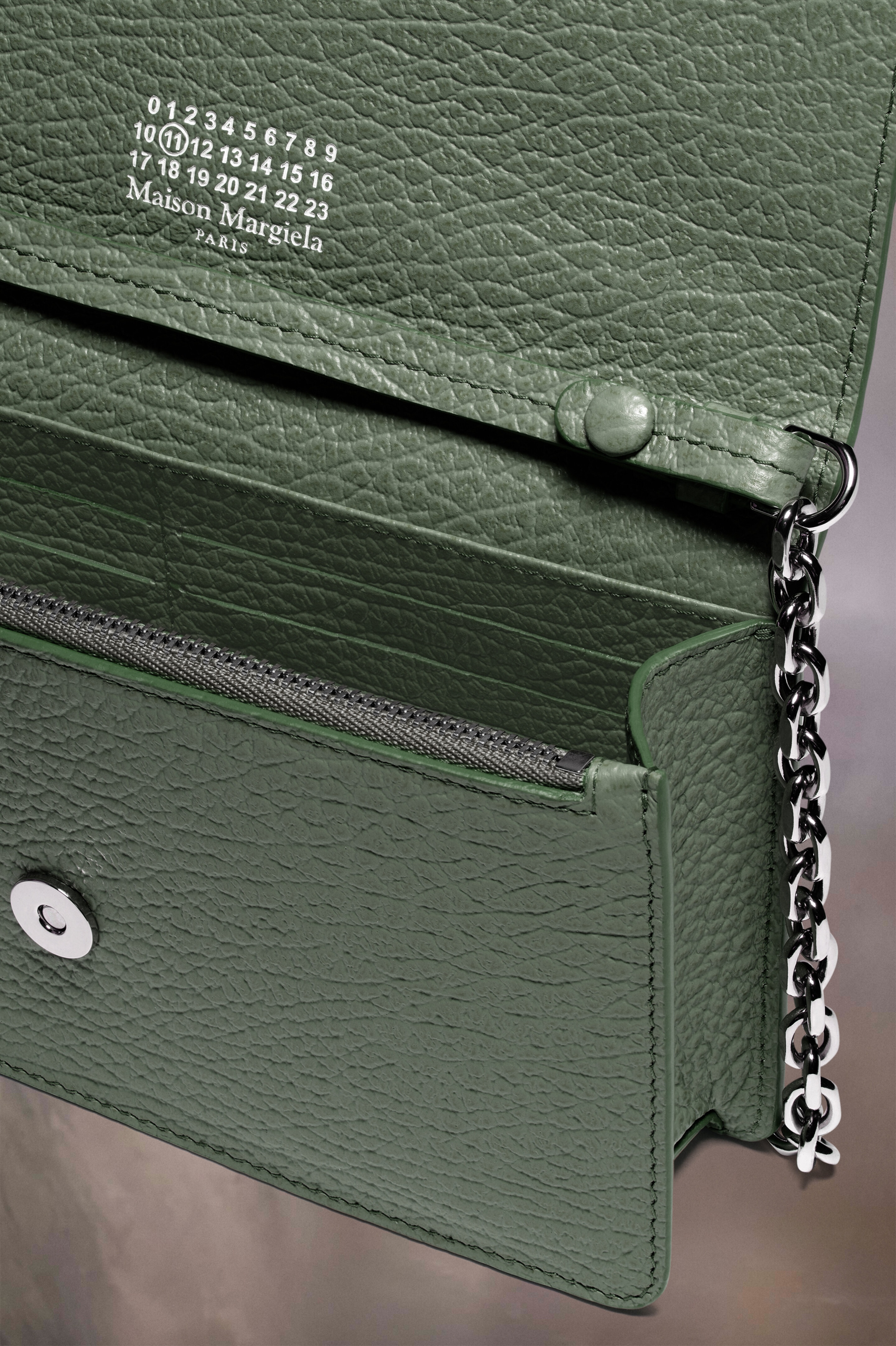 Four stitches chain wallet - 4