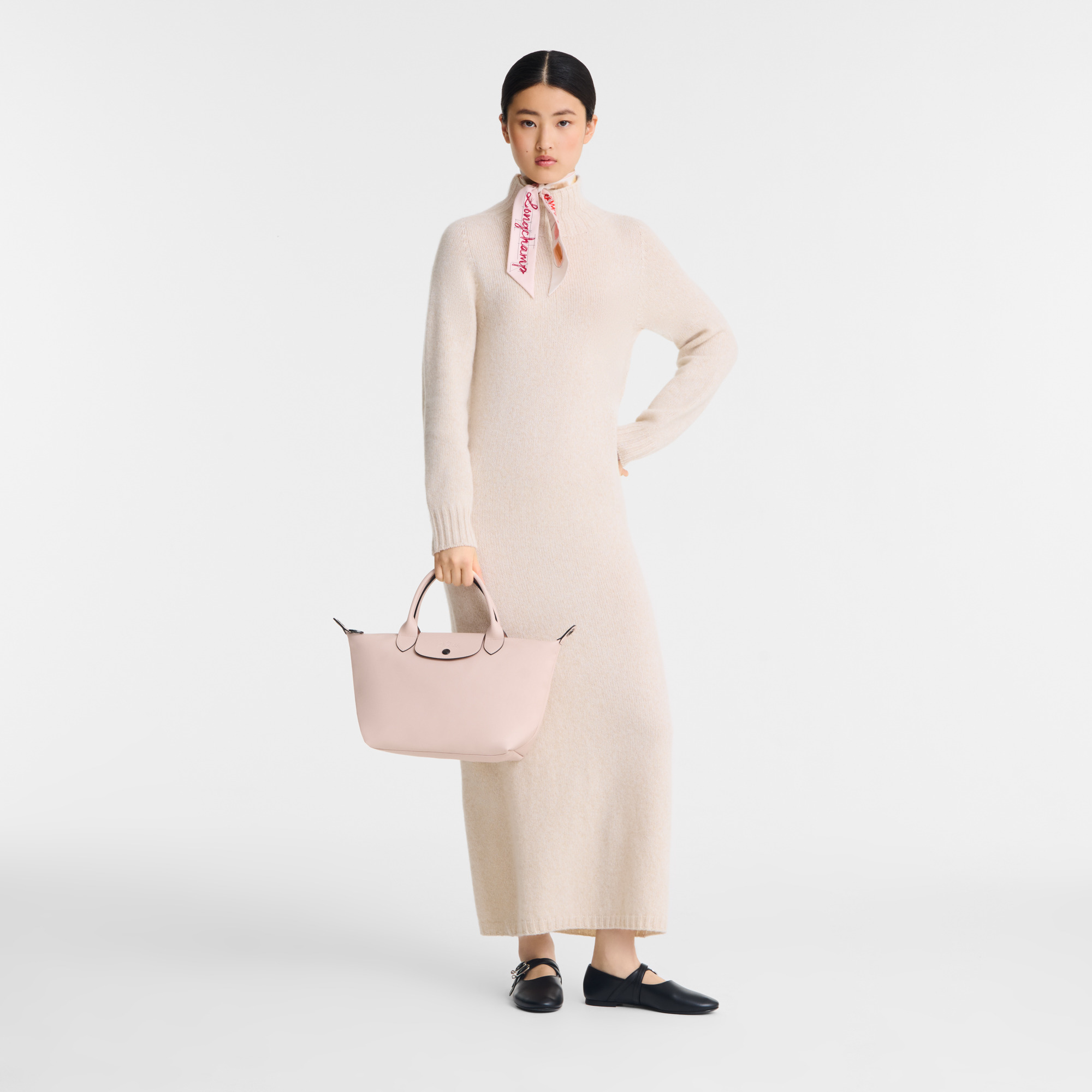 Le Pliage Xtra S Handbag Nude - Leather - 2