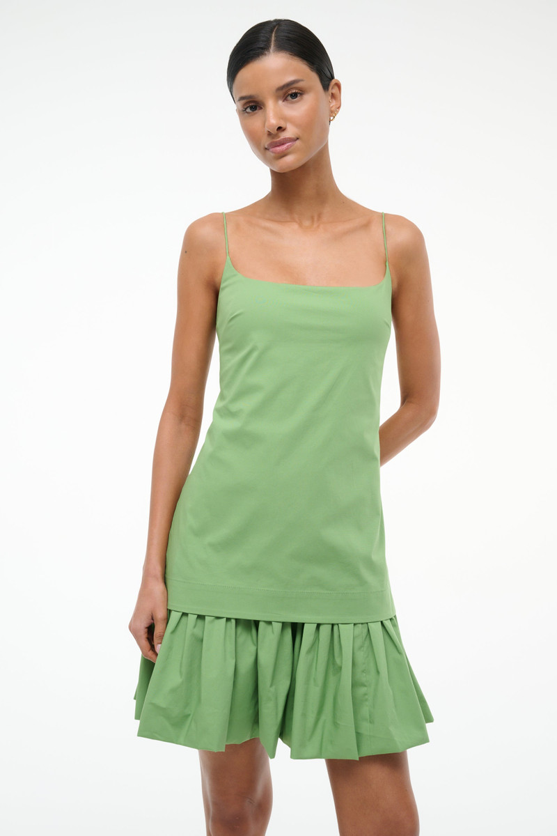 STAUD STAUD ARI MINI DRESS LEAF outlook