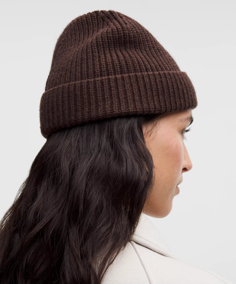 Close-Fit Wool-Blend Ribbed Knit Beanie 3