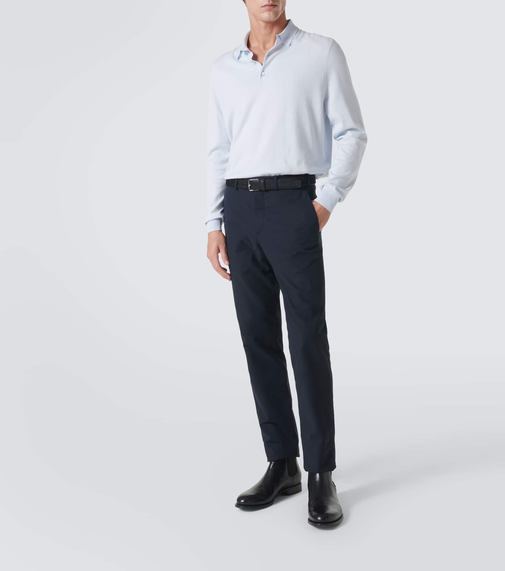 Pantaflat cotton-blend chinos - 2