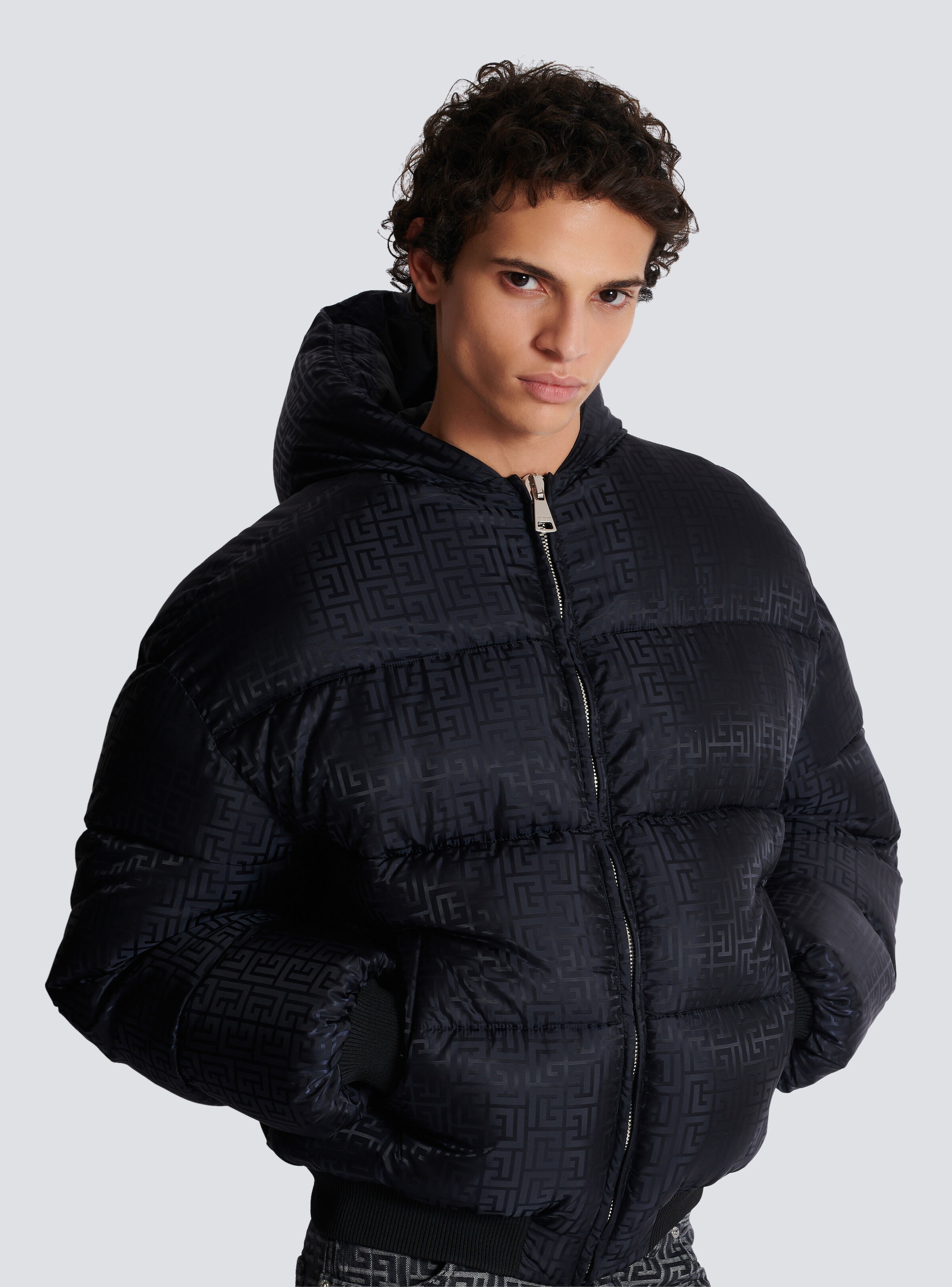 PB Labyrinth jacquard nylon puffer jacket - 6