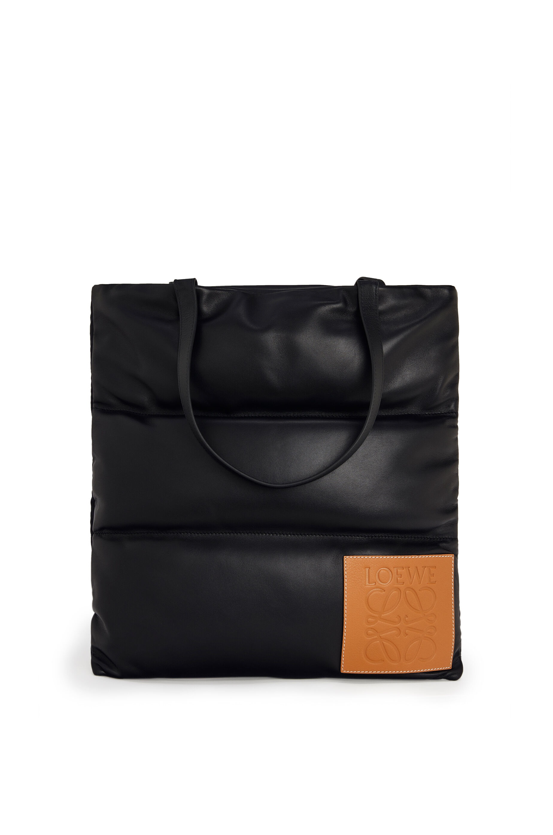 Puffy Vertical tote bag in  nappa calfskin - 1