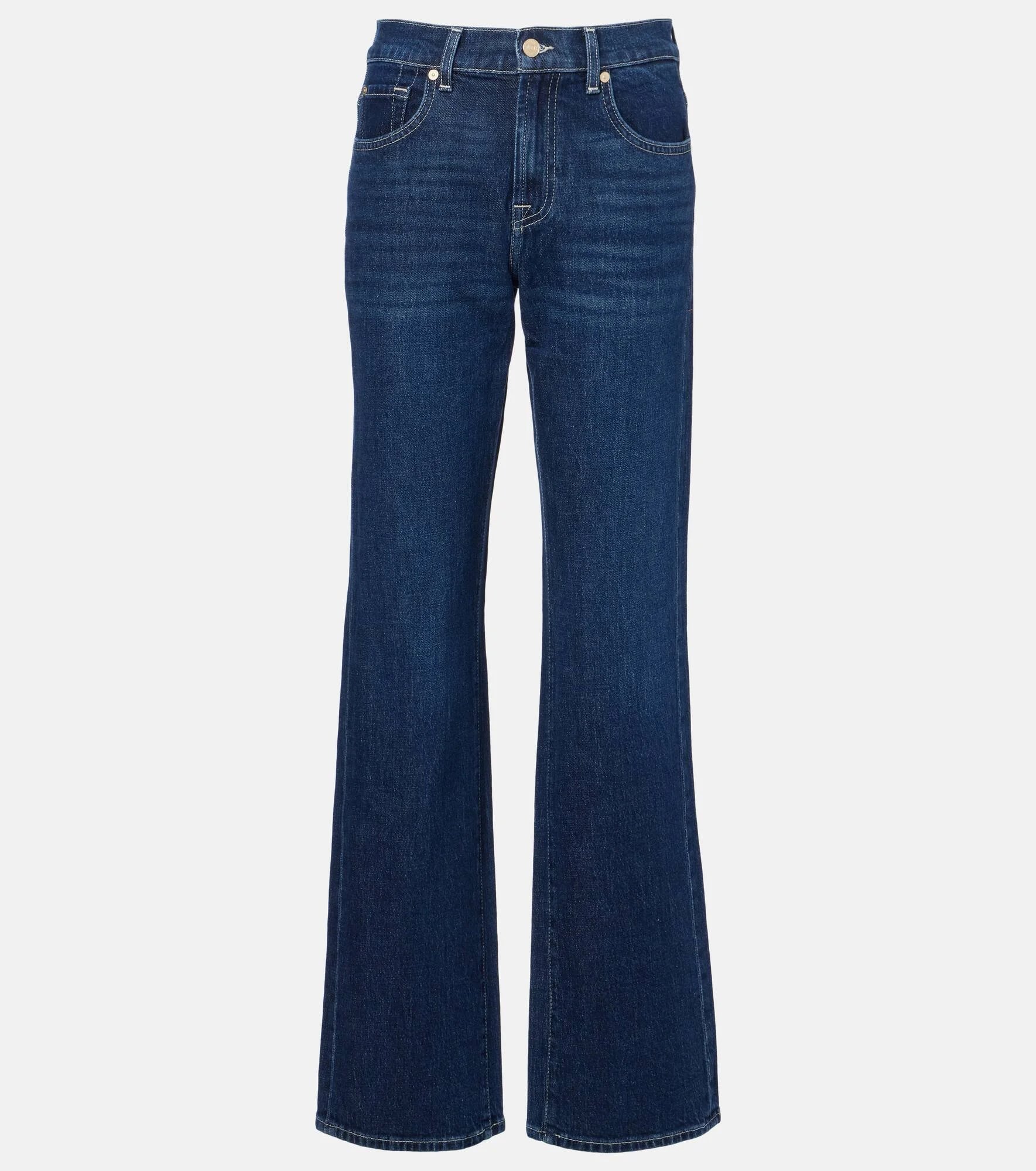 Tess high-rise straight jeans - 1